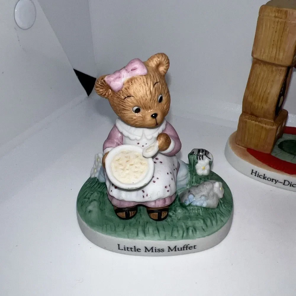 1994 Nursery Rhyme‎ Bears Bronson Stevenson Figurines Lot Of 5 - No Boxes